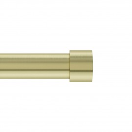 Tringle à rideaux simple extensible Umbra Cappa laiton