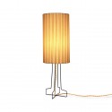 hk living abat jour tube raye imprime  style retro vintage doris