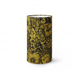 hk living abat jour cylindre imprime floral retro vintage vert doris