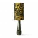 hk living abat jour cylindre imprime floral retro vintage vert doris