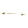 madam stoltz barre porte serviette metal dore laiton