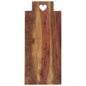 ib laursen planche a découper rectangle longue bois fonce acacia coeur