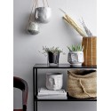 bloomingville set de 2 cache pot design metal noir ilse