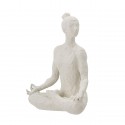 bloomingiville statuette femme posture lotus yoga adalina