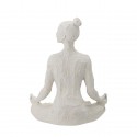 Statuette femme posture lotus yoga Bloomingiville Adalina