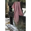 ib laursen plaid coton franges fines rayures rouge