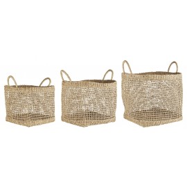 Paniers jonc de mer IB Laursen (set de 3)