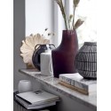 bloomingville vase fines rayures gres noir blanc elveda