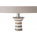 Lampe de table style cosy bois coton Bloomingville Shelly