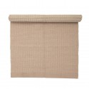 bloomingville tapis coton uni beige nude 80 x 200 cm