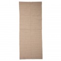 bloomingville tapis coton uni beige nude 80 x 200 cm