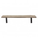 bloomingville etagere murale planche de bois brut recycle