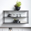 house doctor etagere murale design metal noir black model c