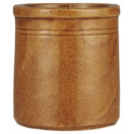 ib laursen cache pot rustique ceramique marron