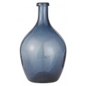 ib laursen vase dame jeanne verre bleu ib laursen