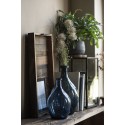 ib laursen vase dame jeanne verre bleu ib laursen