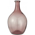 grand vase dame jeanne verre mauve colore teinte ib laursen