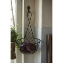 panier suspendu metal filaire style vintage campagne ib laursen