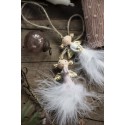 decoration de noel sapin anges en bois plumes ib laursen