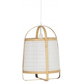 Suspension style lanterne japonaise bambou tissu IB Laursen