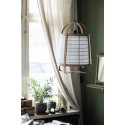grande suspension style lanterne japonaise bambou tissu blanc ib laursen