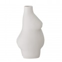 bloomingville petit vase corps femme formes arrondies gres blanc elora