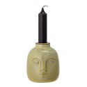 bloomingville bougeoir tete visage gres vert eliot