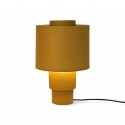 hk living lampe a poser design 70 s gesso jaune moutarde