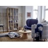bloomingville luana table basse ronde design bois chene clair