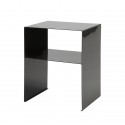 house doctor bout de canape table d appoint design metal fin noir fari