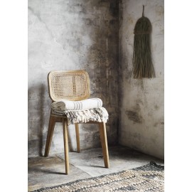 Tapis coton broderie jute Madam Stoltz