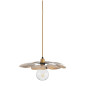 madam stoltz suspension forme de petales de fleur metal cuivre antique madam stoltz suspension forme de petales de fleur metal cuivre antique