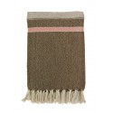 Plaid coton recyclé rayures Madam Stoltz