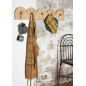 madam stoltz portemanteau mural rotin bois clair style campagne madam stoltz portemanteau mural rotin bois clair style campagne