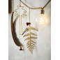 madam stoltz decoration murale feuille fougere metal dore a suspendre madam stoltz decoration murale feuille fougere metal dore a suspendre