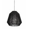 madam stoltz suspension noire corde de jute