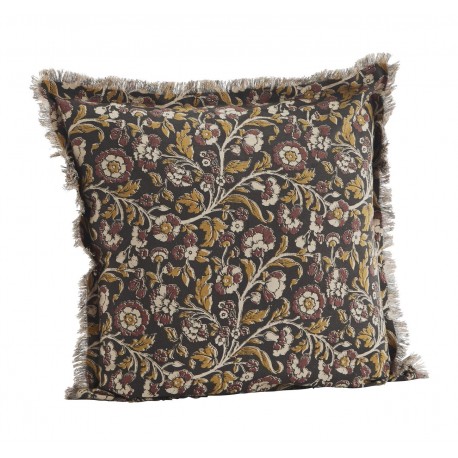 housse coussin imprime boheme gris multicolore madam stoltz