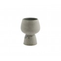 petit cache pot a cactus sur pied gres gris madam stoltz