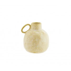 Mini vase grès style campagne Madam Stoltz jaune
