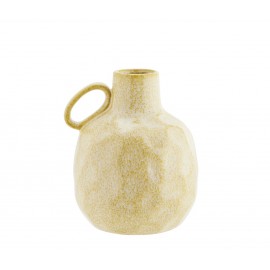 petit vase poterie gres jaune campagne madam stoltz