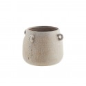 madam stoltz petit cache pot arrondi gres poterie style campagne