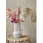 Vase terre cuite peinte motif Madam Stoltz
