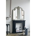 nordal bout de canape chic rond metal bleu clair victoria