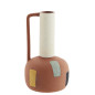 Vase terre cuite peinte Madam Stoltz Vase terre cuite peinte Madam Stoltz