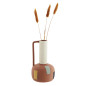 Vase terre cuite peinte Madam Stoltz Vase terre cuite peinte Madam Stoltz