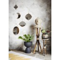 madam stoltz grand cache pot sur pied design metal noir