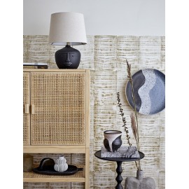 bloomingville anka gueridon style classique chic metal noir aluminium