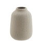 madam stoltz vase gres mat texture forme organique gris