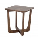 bloomingville table d appoint bois fonce manguier massif rine