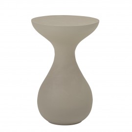 bloomingville table d appoint bout de canape metal alu blanc creme